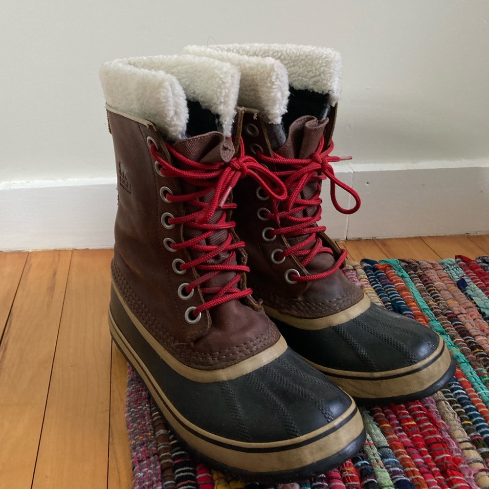 Sorel 1964 Leather Winter Snow Boots Women’s 7.5 new liners